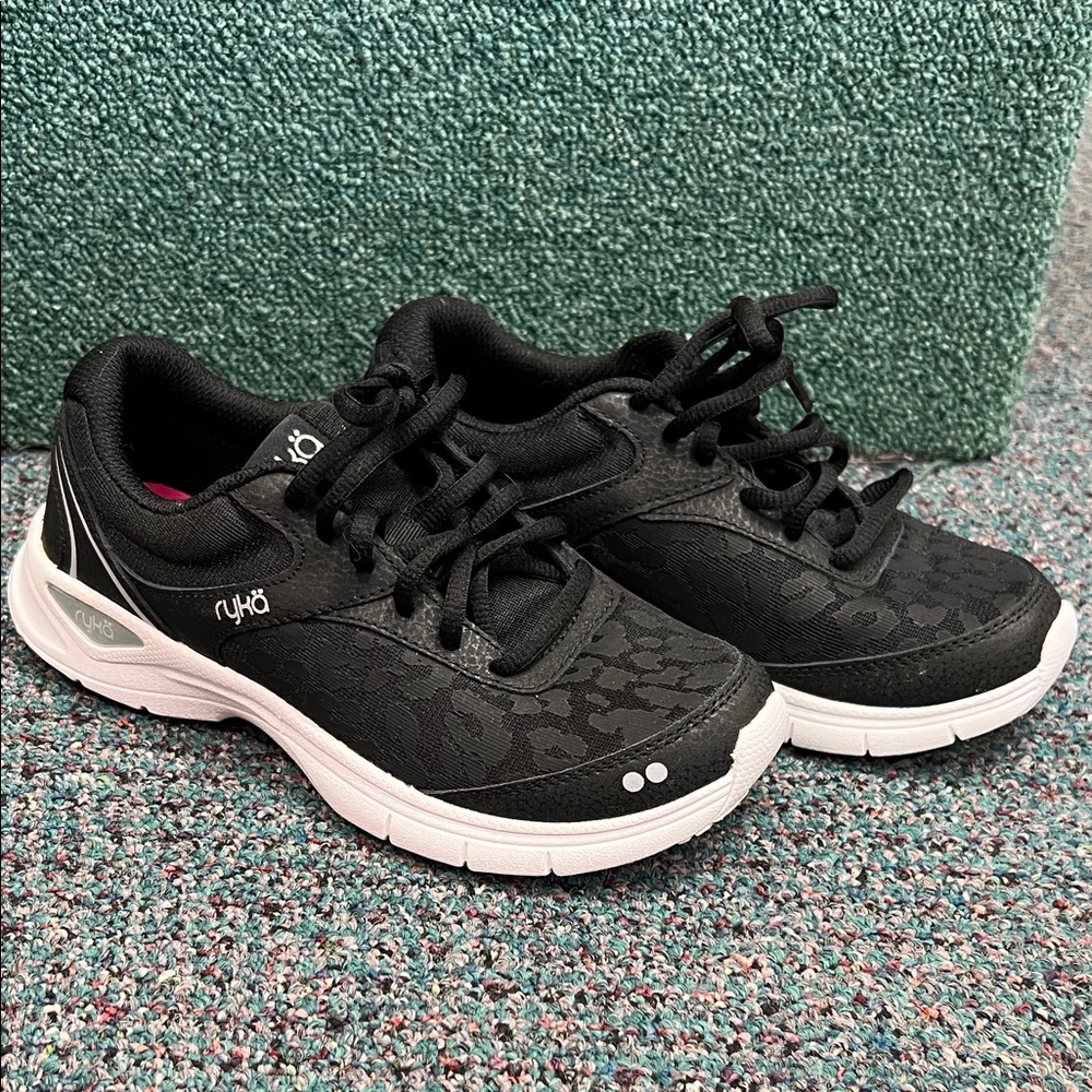 Ryka Rae 3 Women's Black and White Sneakers